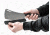Tops Knives El Chappo Fixed Blade Knif, 6 in Acid Rain Blade, 1095 RC 56-58 Steel, Black Canvas Micarta Handle ECHA-02