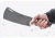 Tops Knives El Chappo Fixed Blade Knif, 6 in Acid Rain Blade, 1095 RC 56-58 Steel, Black Canvas Micarta Handle ECHA-02