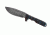 Tops Knives Idaho Hunter Fixed Blade Knife, Snake River Edition, Black, 4.75in, TIH-03