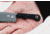 TOPS Knives Ivie 2.5in Fixed Blade Knife, 1095 Steel, Wharncliffe, Black Canvas Micarta, IV-02