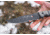 Tops Knives Longhorn Bowie Micarta Fixed Blade Knife, w/Black River Wash and RMT, Black, 6.75in, LONGB-06