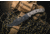Tops Knives Longhorn Bowie Micarta Fixed Blade Knife, w/Black River Wash and RMT, Black, 6.75in, LONGB-06