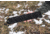 Tops Knives Longhorn Bowie Micarta Fixed Blade Knife, w/Black River Wash and RMT, Black, 6.75in, LONGB-06