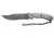 Tops Knives Longhorn Bowie Micarta Fixed Blade Knife, w/Black River Wash, Black, 6.75in, LONGB-05
