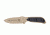 Tops Knives Mil-Spie3 Elite Fixed Blade Knife, Black, 4in, MIL3-Elite-BLM