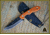 Tops Knives Mini Scandi Fixed Blade Knife,3in,Carbon Steel Blade,Tan Canvas Micarta Handle TPMSK25