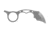 TOPS Knives Quickie Fixed Blade Knife, 1.63in, 1095 RC 56-58 Steel, Karambit, QCK-01
