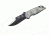 Tops Knives Sneaky Pete Fixed Blade Knife, Gray, 3.63in, SP-03