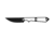 TOPS Knives Street Spike Fixed Blade Knife, Black Traction 2.75in Blade, Skeletonized Handle, Kydex Sheath Included STS-01