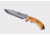 Tops Knives Tahoma Field Knife, w/Unsharpened top edge, Tan, 7.75in, TAHO-03TNS