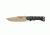 Tops Knives Team Jackal 5 Survivor Series Fixed Blade Knife, Black, 5in, TMJK-5S