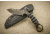 Tops Knives Tops 10/27 Fixed Blade Knife, Black, 3.5in, ELPN-X1