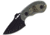 Tops Knives Wolf Pup, Black Blade, Plain, Kydex Sheath TKWP010