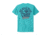Topshelf Printers Skallywag Surfs Up Tee - Bondi Blue, FESurfs-Up-Tee1872691566