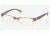 Tory Burch TY 2003 Eyeglasses Styles Brown Fade Frame w/Non-Rx 49 mm Diameter Lenses, 858-4918
