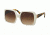 Tory Burch TY 7058 TY7058 Sunglasses 125213-55 - Ivory Tort Frame, Brown Gradient Lenses