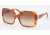 Tory Burch TY 7058 TY7058 Sunglasses 503/13-5518 - Honey Tortoise Frame, Brown Gradient Lenses