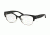 Tory Burch TY4001 Single Vision Prescription Eyeglasses 3129-52 - Matte Black/Silver Frame