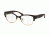 Tory Burch TY4001 Single Vision Prescription Eyeglasses 3130-52 - Matte Dark Tort/gold Frame