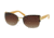 Tory Burch TY6034 Sunglasses 302513-58 - Gold Black Frame, Smoke Gradient Lenses
