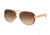 Tory Burch TY6052 Bifocal Prescription Sunglasses TY6052-320313-60 - Lens Diameter 60 mm, Frame Color Gold/coconut