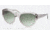 Tory Burch TY7037 Sunglasses 708/8E-55 - Transparent Grey Frame, Green Gradient Lenses