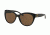 Tory Burch TY7084A Sunglasses 131273-55 - Black Frame, Brown Solid Lenses