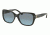 Tory Burch TY7086A Sunglasses 15318F-55 - Dark Blue Grey Horn Frame, Blue Grey Gradient Lenses