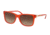 Tory Burch TY7109 Sunglasses 165713-55 - Nantucket Red Frame, Dark Brown Gradient Lenses
