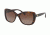 Tory Burch TY7114 Single Vision Prescription Sunglasses TY7114-1378T5-53 - Lens Diameter 53 mm, Frame Color Dark Tortoise