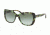 Tory Burch TY7114 Single Vision Prescription Sunglasses TY7114-17038E-53 - Lens Diameter 53 mm, Frame Color Green Tortoise