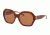 Tory Burch TY7120 Sunglasses 165873-57 - Tort / Orange Zig Zag Print Frame, Solid Amber Lenses