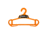TOUGH HOOK Rhino Hanger, Orange, TH-RH-ORG