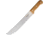 Tramontina Machete 12in Knife, 12 satin finish carbon steel blade, Natural wood handle, 26620/012