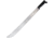 Tramontina Machete 24in Knife, 24 satin finish carbon steel blade, Black plastic handle, 26616/024