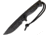 Treeman Combat Knives Recon Hunter Black Ops Kydex Fixed Blade Knife, 4.5in, Standard Edge, Drop Point, Black, G10 Handle TCK010