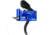 Triggertech AR10 Single-Stage Diamond Pro Curved Trigger, 1.5-4lb Pull, Admiral Blue, Admiral Blue, AR10, ART-SAB-14-NNP