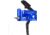 Triggertech Single-Stage Diamond Flat Trigger, Admiral Blue/Black, AR0-SAB-14-NNF