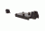 Trijicon 1911 RMR Mount w/Integrated Night Sight Set,Black Front/Black Rear Outline w/Green Lamps 600757
