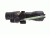 Trijicon 3x24 XB Compact ACOG Crossbow Scope, Dual Illuminated Green Chevron 300-340fps Bolt Drop Reticlew/M16 Carry Handle Base 400143