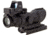 Trijicon 4x32 ACOG Rifle Scope, Center Illuminated Amber Crosshair .223 Reticle w/ Colt Knob Thumbscrew Mount &amp; LED 3.25 MOA Red Dot RMR Type 2, Black, 100556