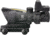 Trijicon 4x32 ACOG Rifle Scope, Dual Illuminated Amber Crosshair .223 Reticle w/ Colt Knob Thumbscrew Mount &amp; LED 3.25 MOA Red Dot RMR Type 2, Black, 100551