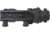 Trijicon 4x32 ACOG Rifle Scope, Dual Illuminated Amber Crosshair .223 Reticle w/ Colt Knob Thumbscrew Mount &amp; LED 3.25 MOA Red Dot RMR Type 2, Black, 100551