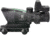Trijicon 4x32 ACOG Rifle Scope, Dual Illuminated Green Chevron .223 Reticle w/ Colt Knob Thumbscrew Mount &amp; LED 3.25 MOA Red Dot RMR Type 2, Black, 100548