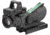 Trijicon 4x32 ACOG Rifle Scope, Dual Illuminated Green Chevron .223 Reticle w/ Colt Knob Thumbscrew Mount &amp; LED 3.25 MOA Red Dot RMR Type 2, Black, 100548