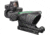 Trijicon 4x32 ACOG Rifle Scope, Dual Illuminated Green Chevron .223 Reticle w/ Colt Knob Thumbscrew Mount &amp; LED 3.25 MOA Red Dot RMR Type 2, Black, 100548