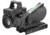 Trijicon 4x32 ACOG Rifle Scope, Dual Illuminated Green Crosshair .223 Reticle w/ Colt Knob Thumbscrew Mount &amp; LED 3.25 MOA Red Dot RMR Type 2, Black, 100552