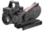 Trijicon 4x32 ACOG Rifle Scope, Dual Illuminated Red Chevron .223 Reticle w/ Colt Knob Thumbscrew Mount &amp; LED 3.25 MOA Red Dot RMR Type 2, Black, 100549