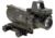 Trijicon 4x32 ACOG Rifle Scope, Dual Illuminated Red Chevron .223 Reticle w/ Colt Knob Thumbscrew Mount &amp; LED 3.25 MOA Red Dot RMR Type 2, Cerakote OD Green, 100569