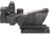 Trijicon 4x32 ACOG Rifle Scope, Dual Illuminated Red Crosshair .223 Reticle w/ Colt Knob Thumbscrew Mount &amp; LED 3.25 MOA Red Dot RMR Type 2, Black, 100550